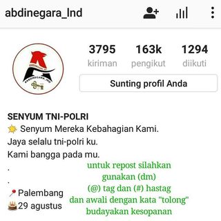 One of the top publications of @abdinegara_lnd which has 320 likes and 2 comments