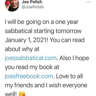 One of the top publications of @joepolish which has 799 likes and 75 comments