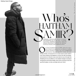 One of the top publications of @haithamsamir.design which has 205 likes and 8 comments
