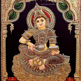 One of the top publications of @tanjore_paintings which has 1.3K likes and 480 comments