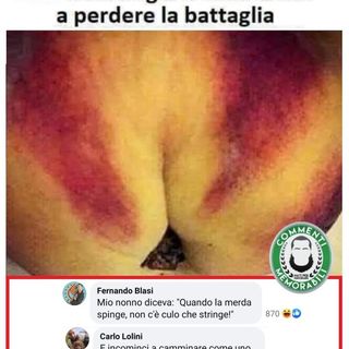 One of the top publications of @commenti_memorabili which has 51.3K likes and 267 comments