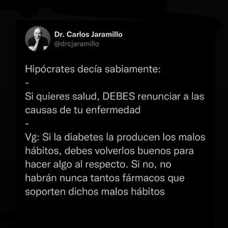 One of the top publications of @drcarlosjaramillo which has 25.8K likes and 159 comments