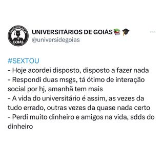 One of the top publications of @universitariosdegoias which has 396 likes and 1 comments