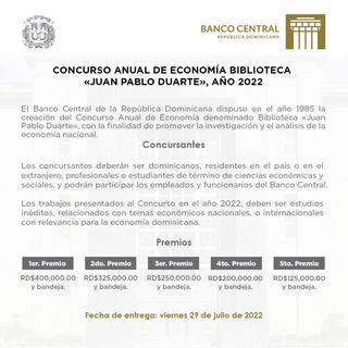 One of the top publications of @bancocentralrd which has 24 likes and 0 comments