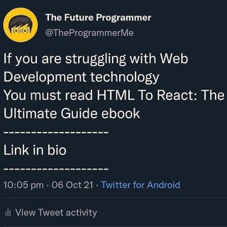 One of the top publications of @programmer.me which has 2.7K likes and 6 comments