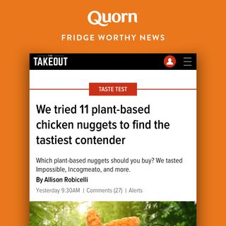 One of the top publications of @quornusa which has 344 likes and 53 comments