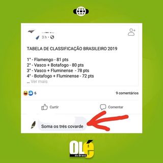 One of the top publications of @oledobrasil which has 25.9K likes and 305 comments