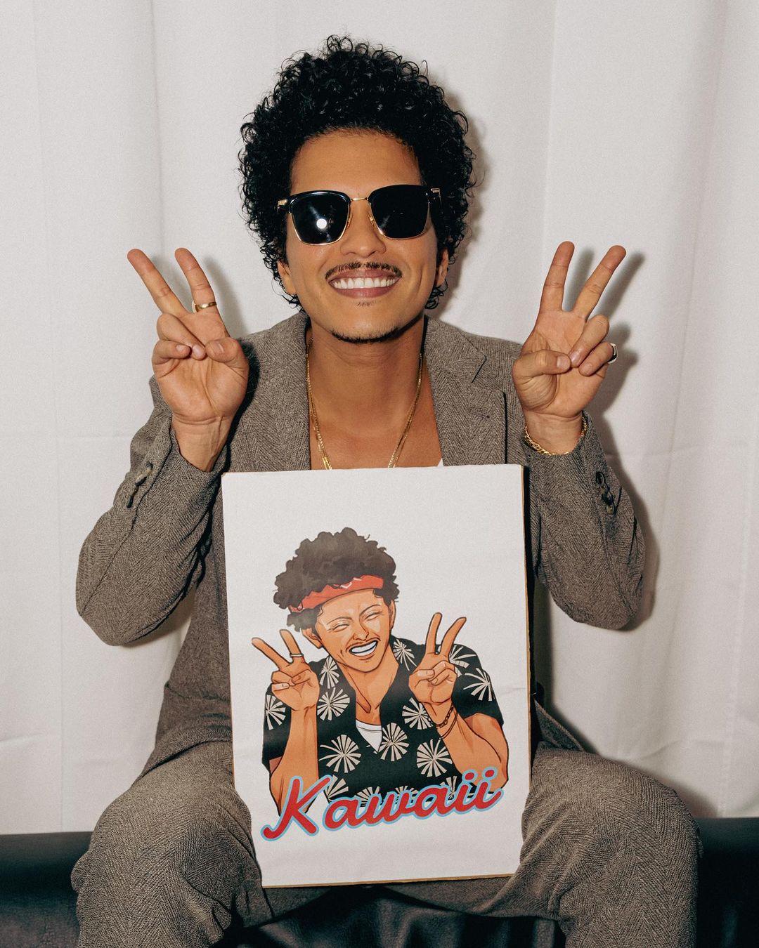 One of the top publications of @brunomars which has 1.1M likes and 5.9K comments