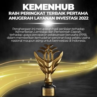 One of the top publications of @kemenhub151 which has 1.4K likes and 15 comments