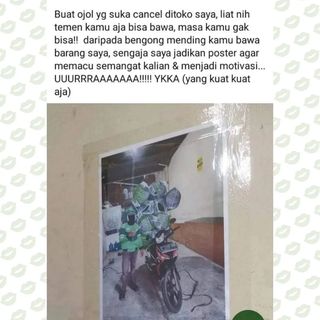 One of the top publications of @gojek24jam which has 3.1K likes and 586 comments