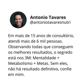 One of the top publications of @antoniotavaresnutri which has 119 likes and 0 comments