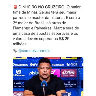 One of the top publications of @cruzoeiro which has 29.7K likes and 380 comments