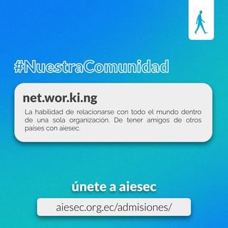 One of the top publications of @aiesececuador which has 18 likes and 1 comments