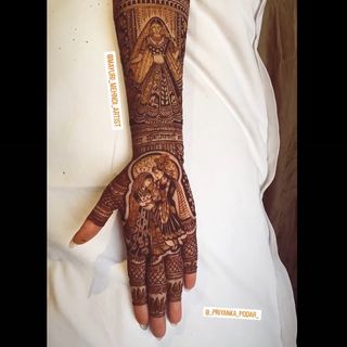 One of the top publications of @mayuri_mehndi_artist which has 63 likes and 1 comments