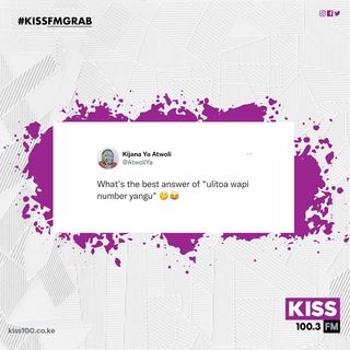 One of the top publications of @kiss100kenya which has 152 likes and 7 comments